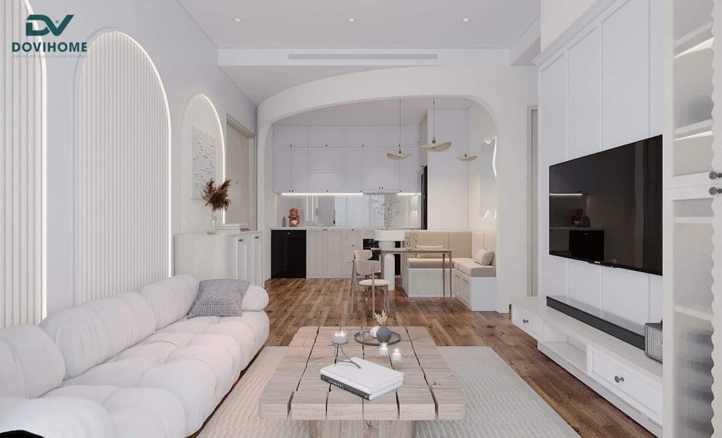 Thiết kế phòng khách phong cách Bắc Âu