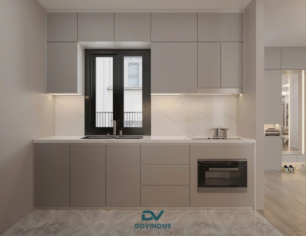 Thiết kế không gian bếp hiện đại , tiện nghi