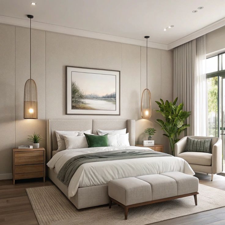 Thiết kế nội thất phòng ngủ phong cách Bắc Âu