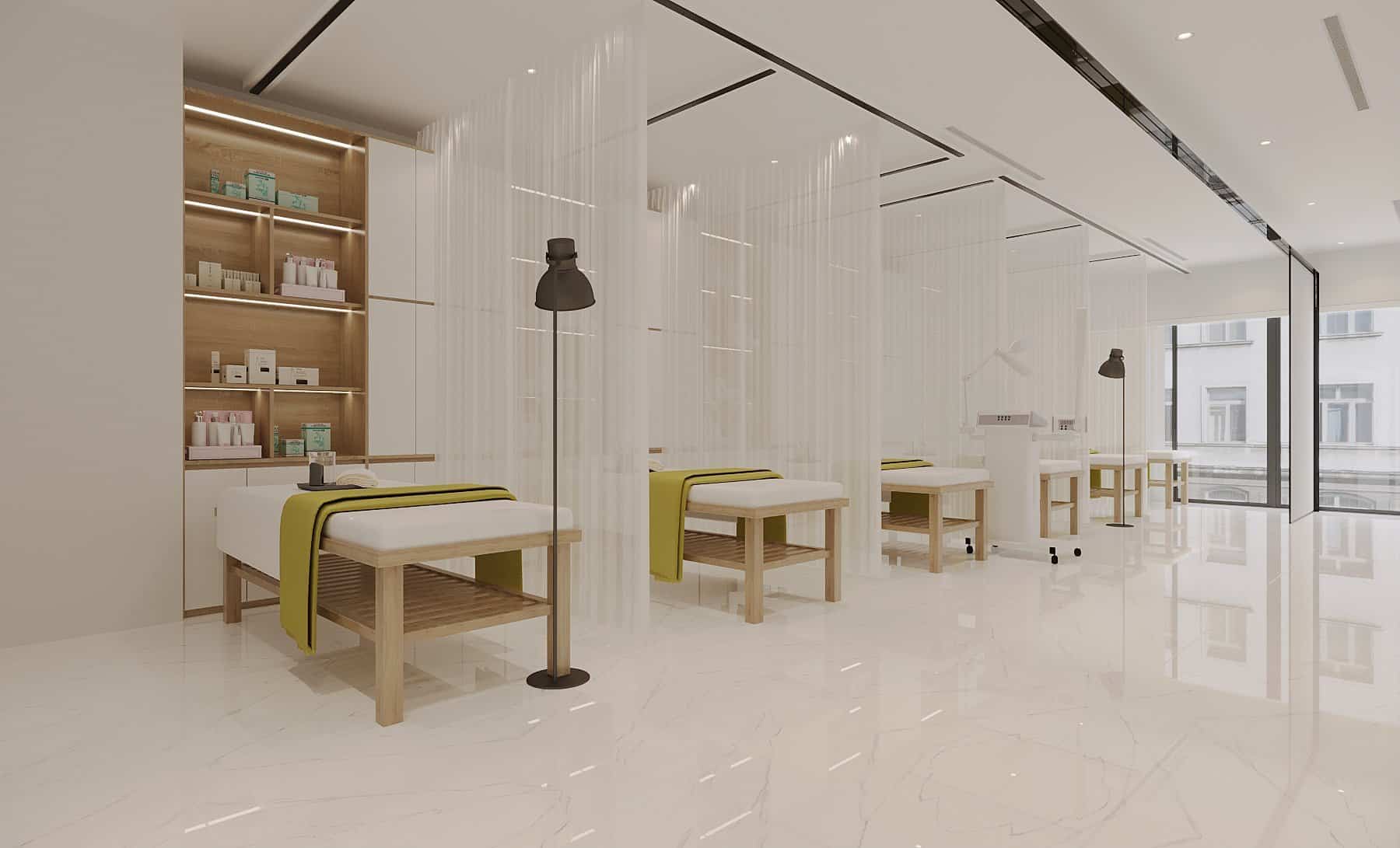 Thiết kế nội thất cho không gian Spa