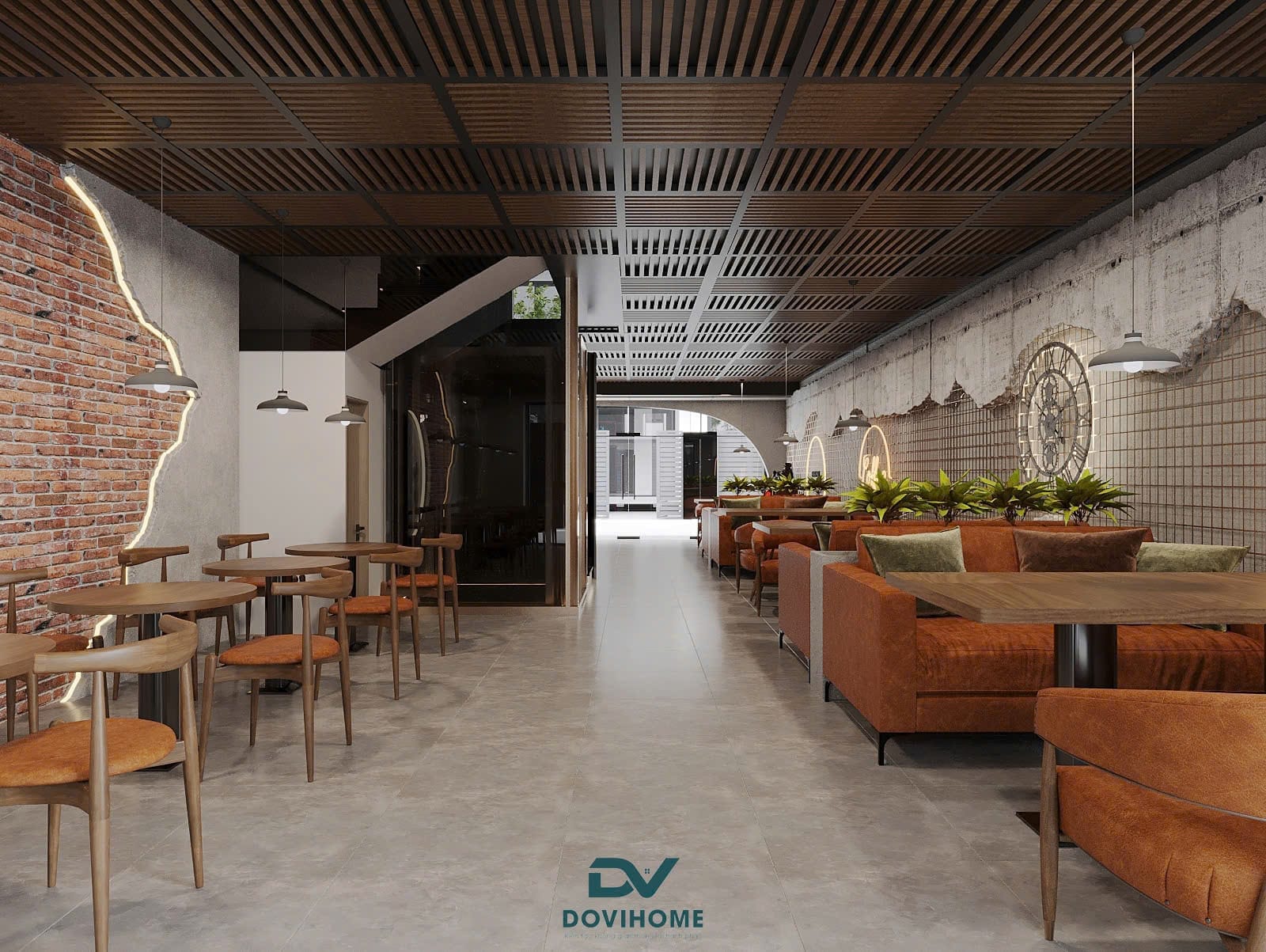 Thiết kế văn phòng, quán cà phê