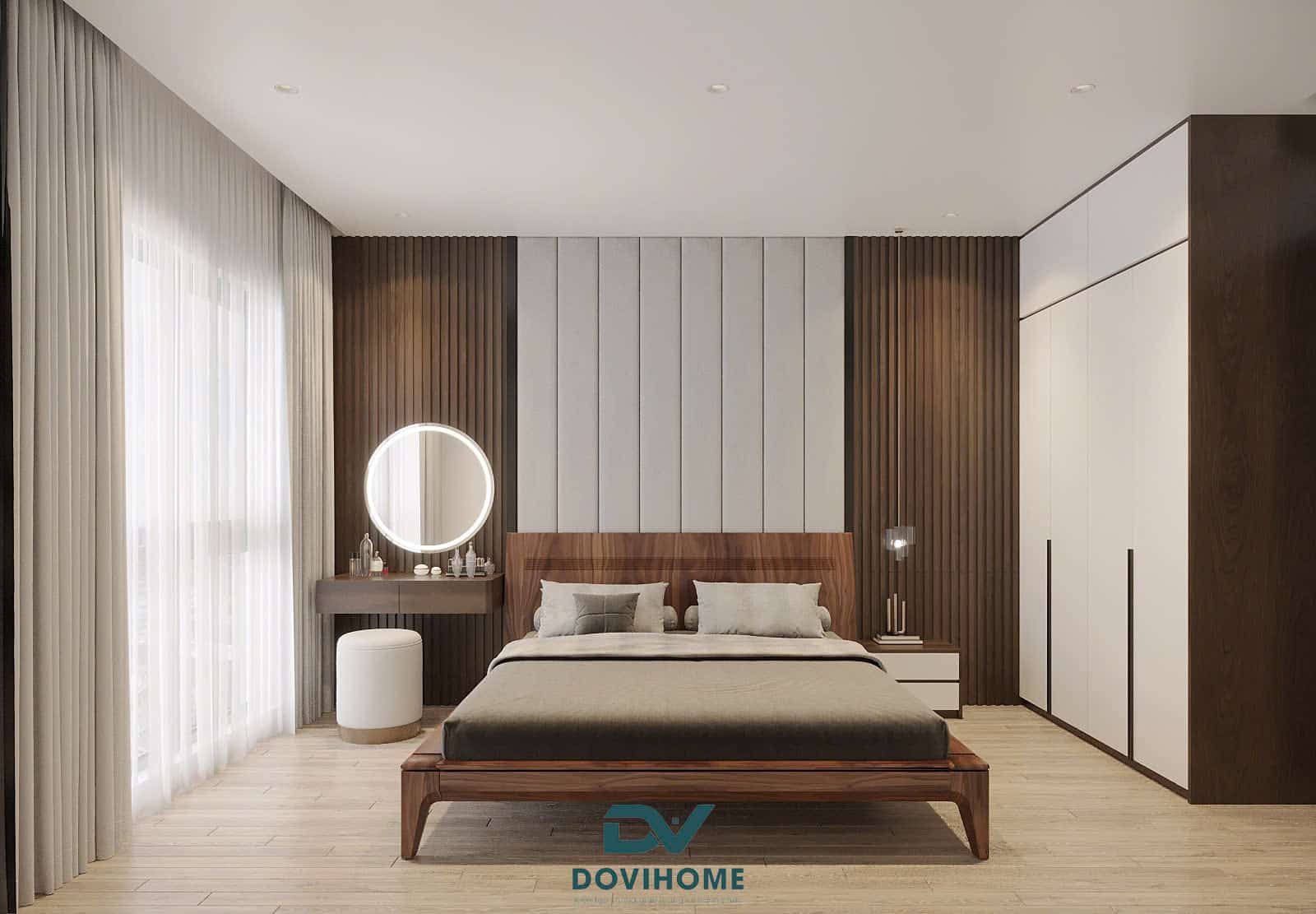 Thiết kế nội thất phòng ngủ sang trọng