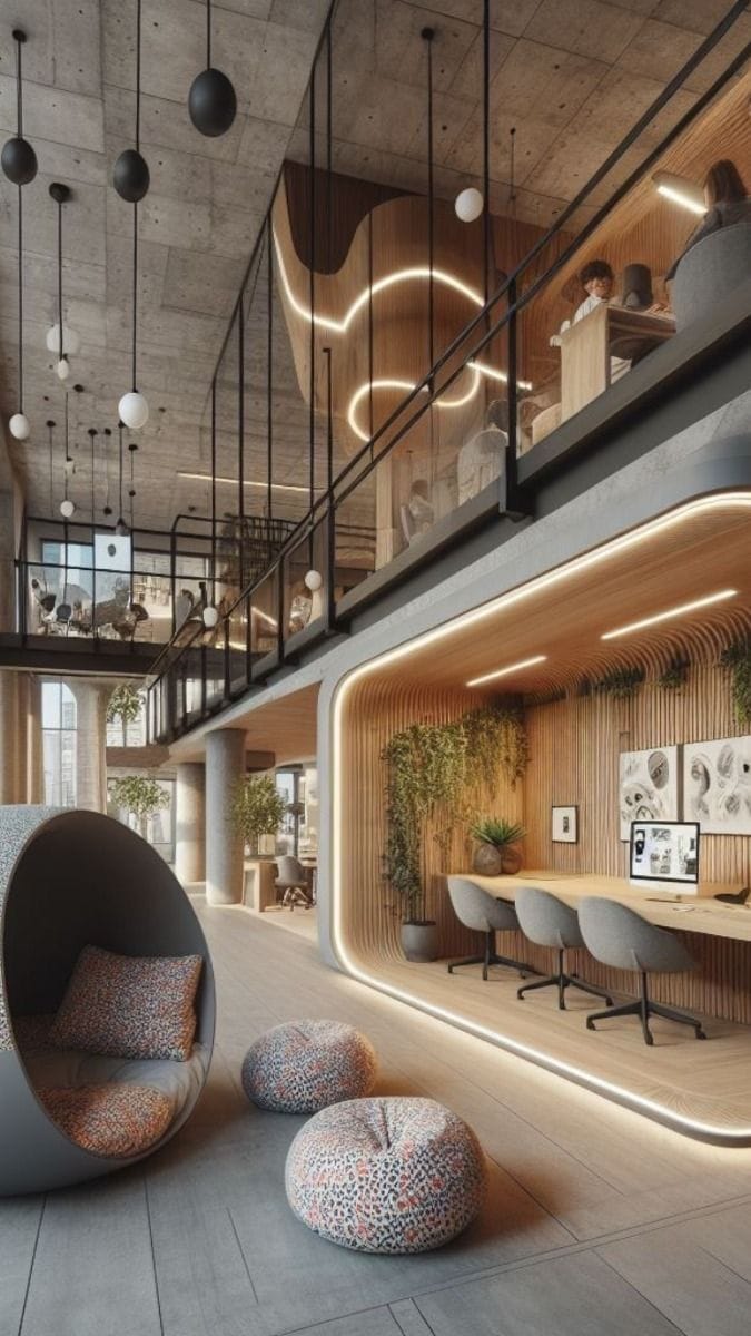 Thiết kế nội thất văn phòng co-working space
