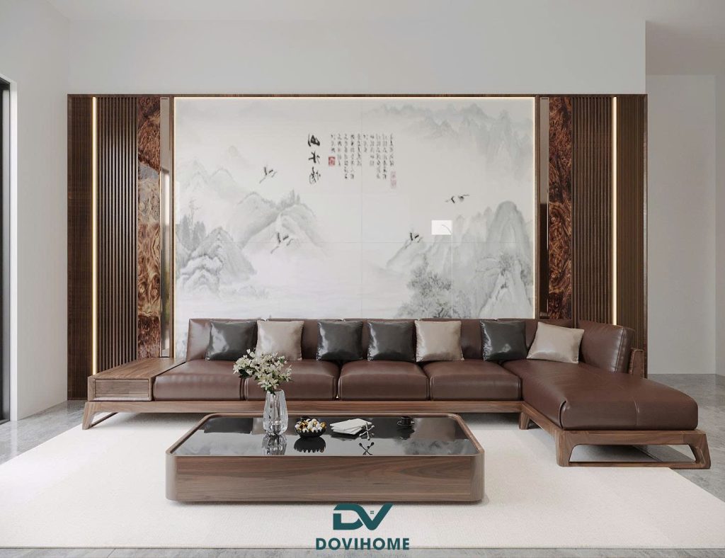 Thiết kế nội thất phòng khách cho không gian 55m2